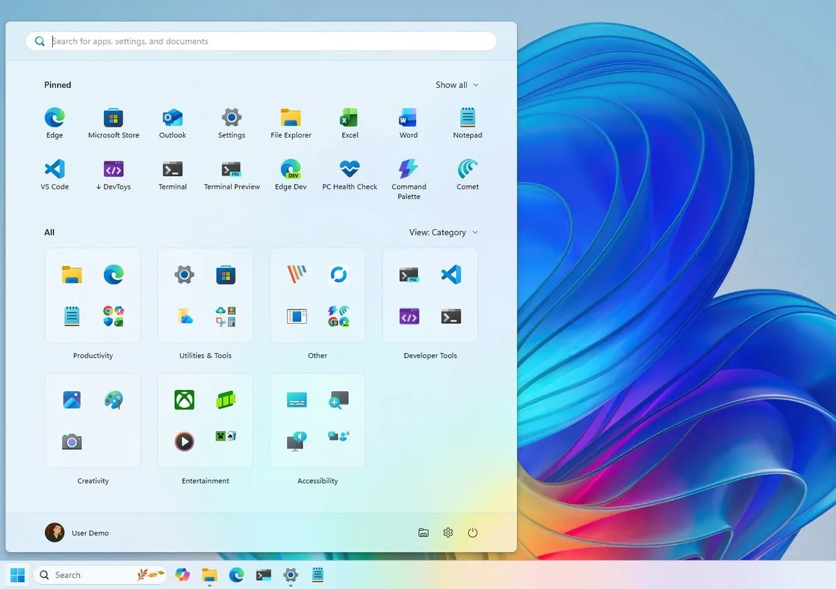 Menu bắt đầu của Windows 11 được thiết kế lại hoàn toàn trong 25H2 và 24H2 — Đây là những tính năng mới! 13 Menu bat dau cua Windows 11 duoc thiet ke lai hoan toan trong 25H2 va 24H26.jpg