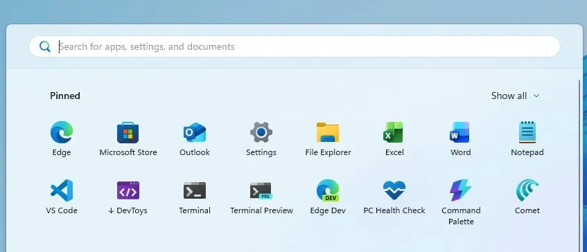 Menu bắt đầu của Windows 11 được thiết kế lại hoàn toàn trong 25H2 và 24H2 — Đây là những tính năng mới! 11 Menu bat dau cua Windows 11 duoc thiet ke lai hoan toan trong 25H2 va 24H28.jpg