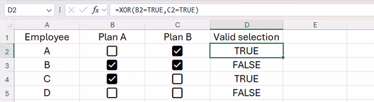 Hướng dẫn cách sử dụng Logic Boolean trong Microsoft Excel 35 Microsoft Excel11 4
