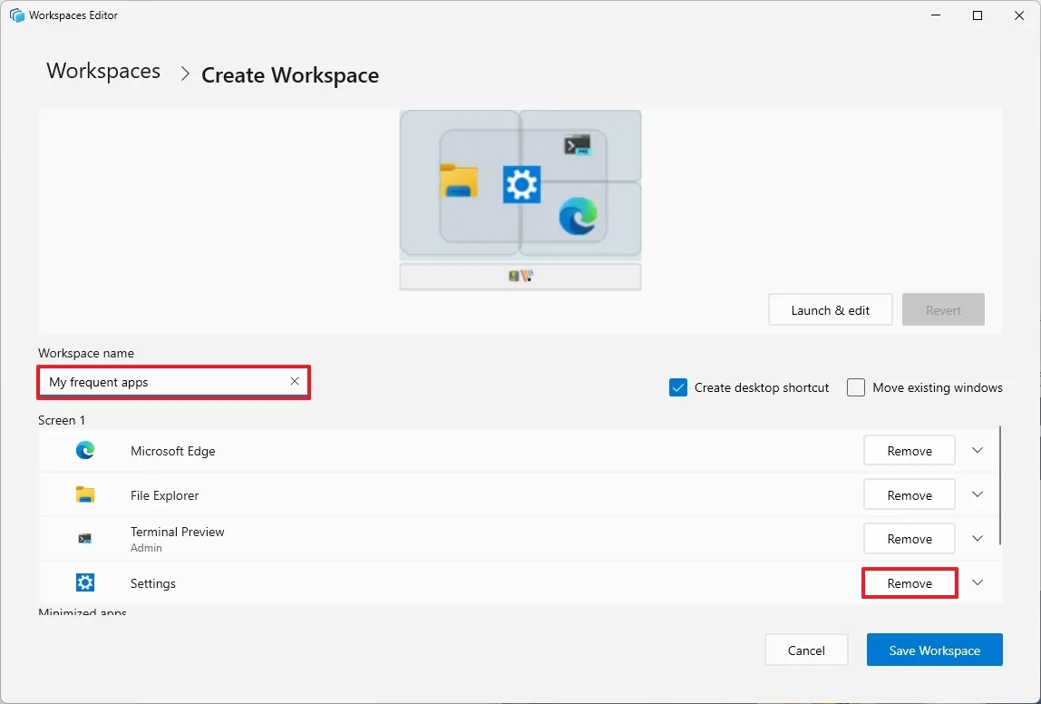 Cách tự động hóa bố cục màn hình nền của bạn bằng PowerToys Workspaces trên Windows 1 6 PowerToys Workspaces 6