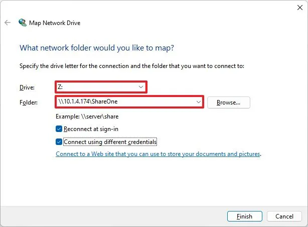 Hướng dẫn cách ánh xạ ổ cứng mạng (map network drive) trên Windows 11 14 cach anh xa o cung mang map network drive tren Windows 1111