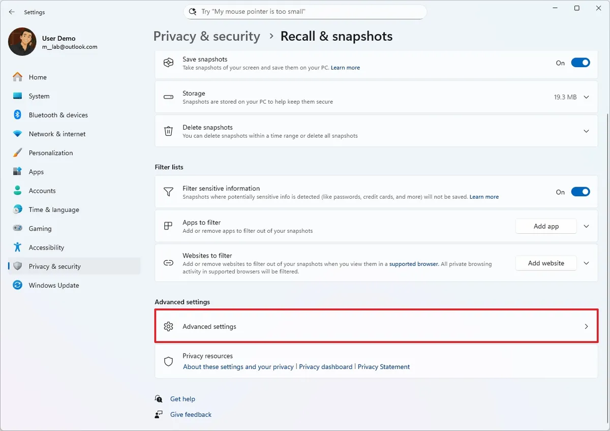 cach bat dau voi Windows Recall tren Windows 1117.jpg