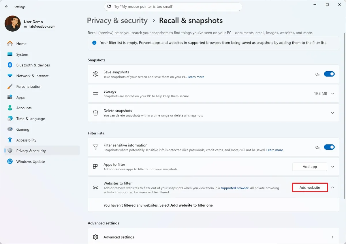 cach bat dau voi Windows Recall tren Windows 1121.jpg