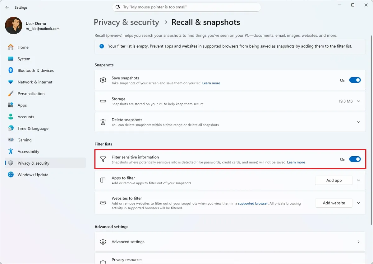 cach bat dau voi Windows Recall tren Windows 1126.jpg