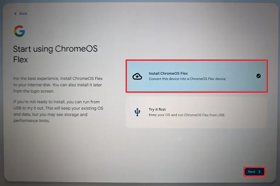 Hướng dẫn cách cài đặt ChromeOS Flex trên máy tính Windows 10 không được Windows 11 hỗ trợ 21 cach cai dat ChromeOS Flex tren may tinh Windows 10 khong duoc Windows 11 ho tro10