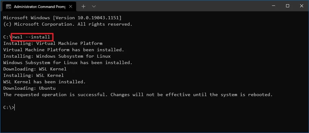 cach cai dat Ubuntu bang WSL tren Windows 114