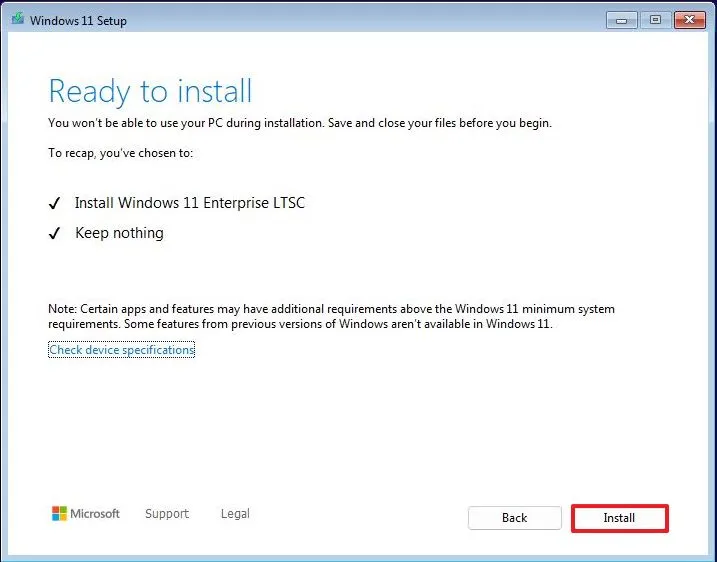 cach cai dat Windows 11 LTSC vao nam 202510