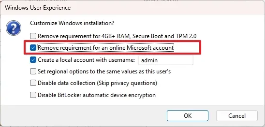 cach cai dat Windows 11 khong can tai khoan Microsoft 23