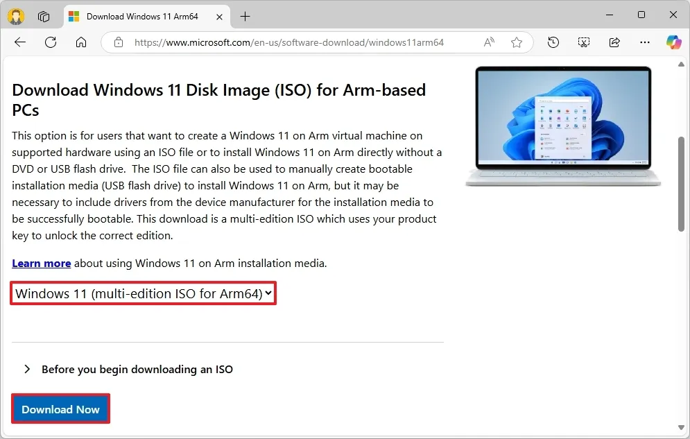 cach cai dat Windows 11 tren PC Copilot ARM6424