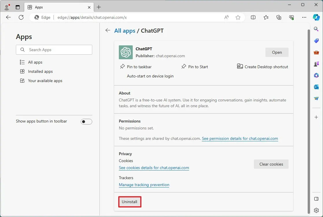 cach cai dat ung dung ChatGPT tren Windows 11 105