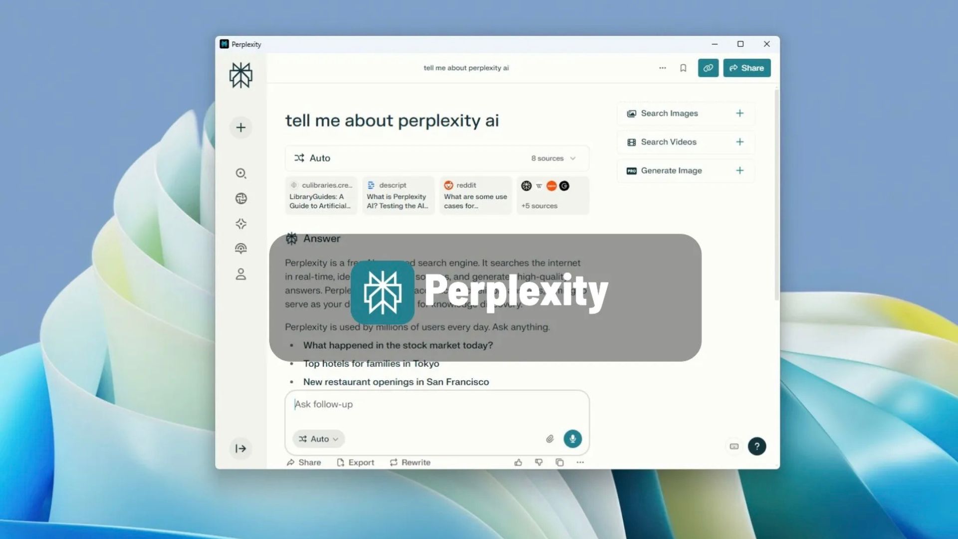 Hướng dẫn cách cài đặt ứng dụng Perplexity AI trên Windows 11, 10 1 cach cai dat ung dung Perplexity AI tren Windows 11 101