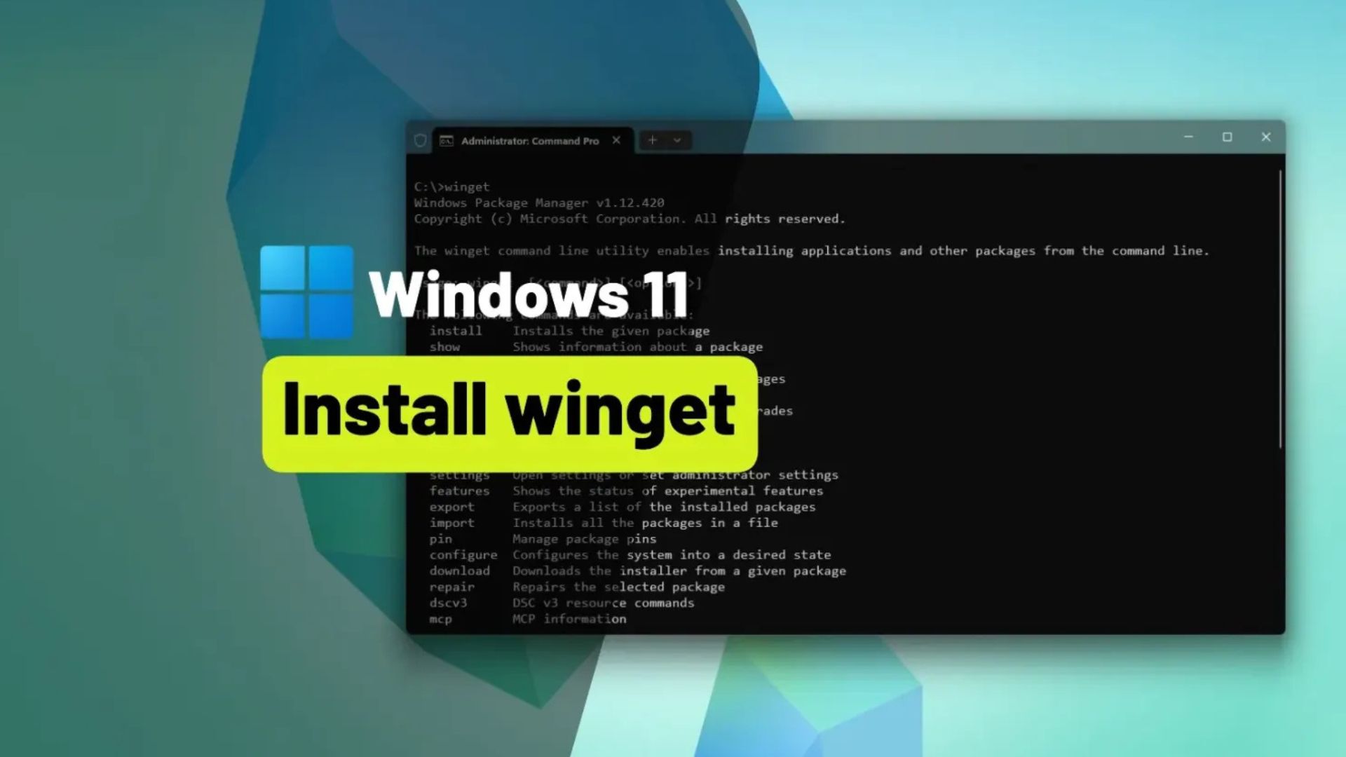 cach cai dat winget tren Windows 11 101