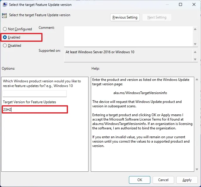 cach chan cap nhat tu dong Windows 11 24H2 tren phien ban 23H27