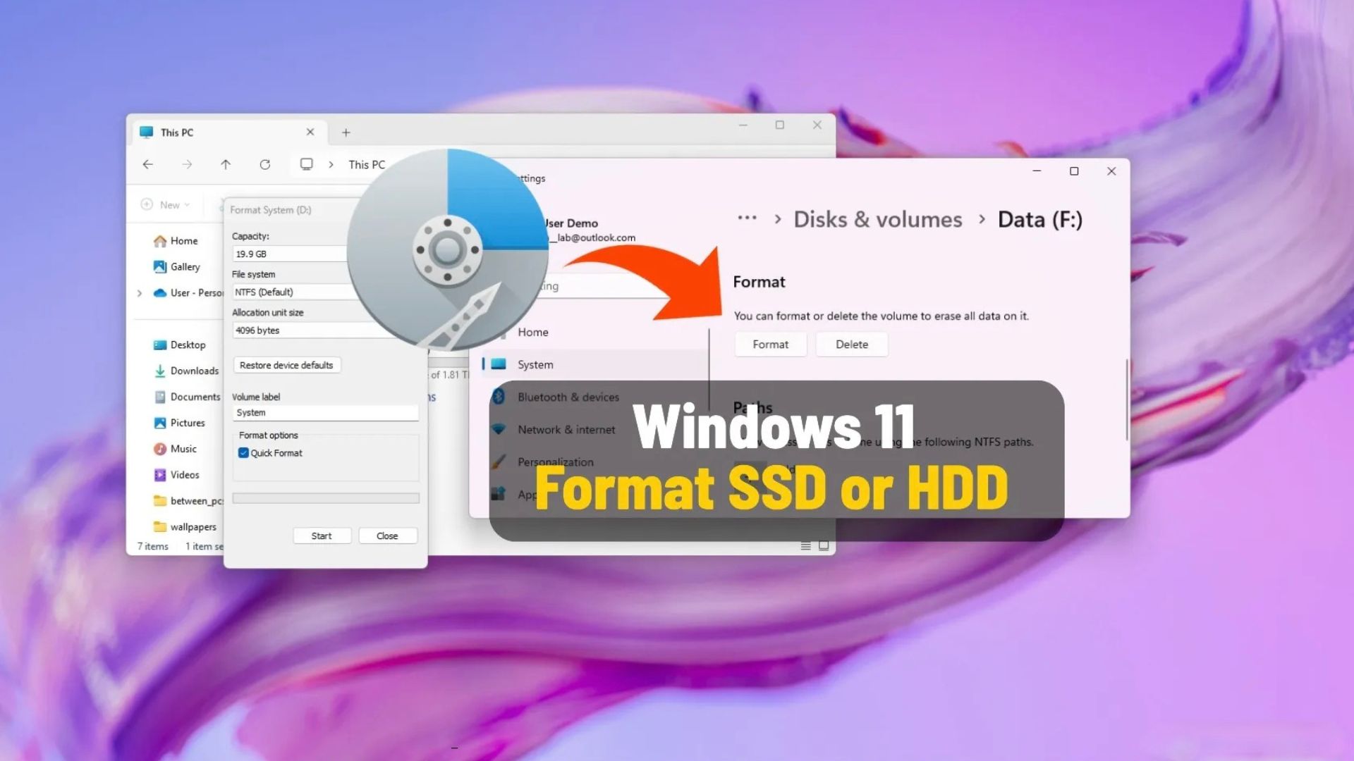 Hướng dẫn cách định dạng ổ cứng trên Windows 11 1 cach dinh dang o cung tren Windows 111