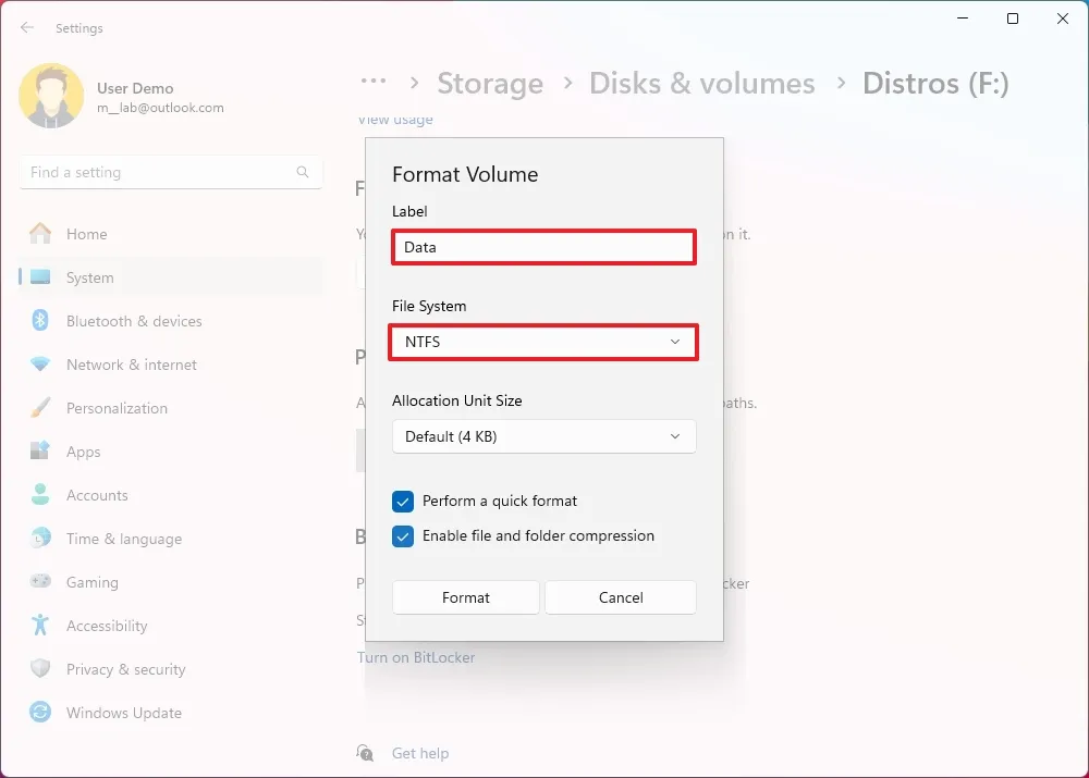 Hướng dẫn cách định dạng ổ cứng trên Windows 11 22 cach dinh dang o cung tren Windows 1115
