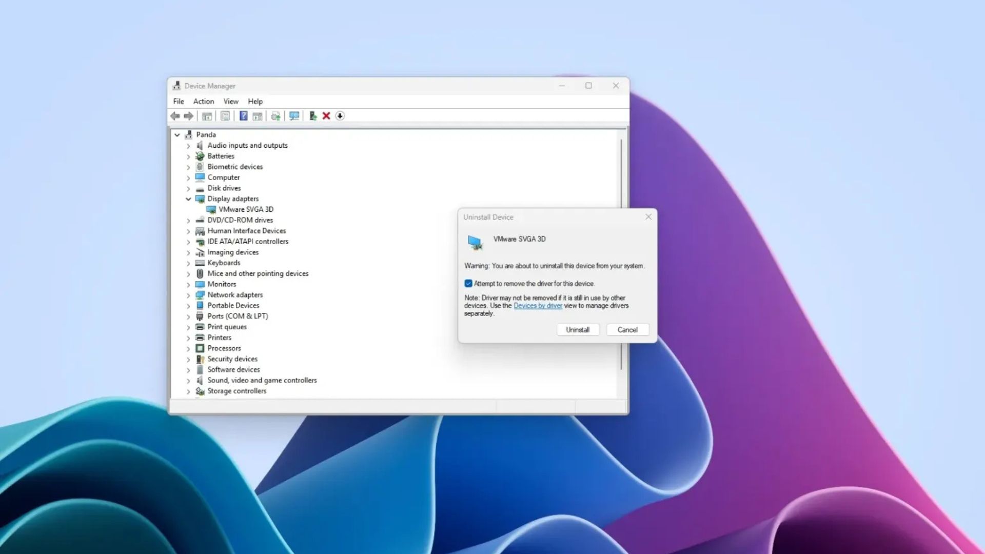 Hướng dẫn 4 cách gỡ cài đặt trình điều khiển trên Windows 11 1 cach go cai dat trinh dieu khien tren Windows 111