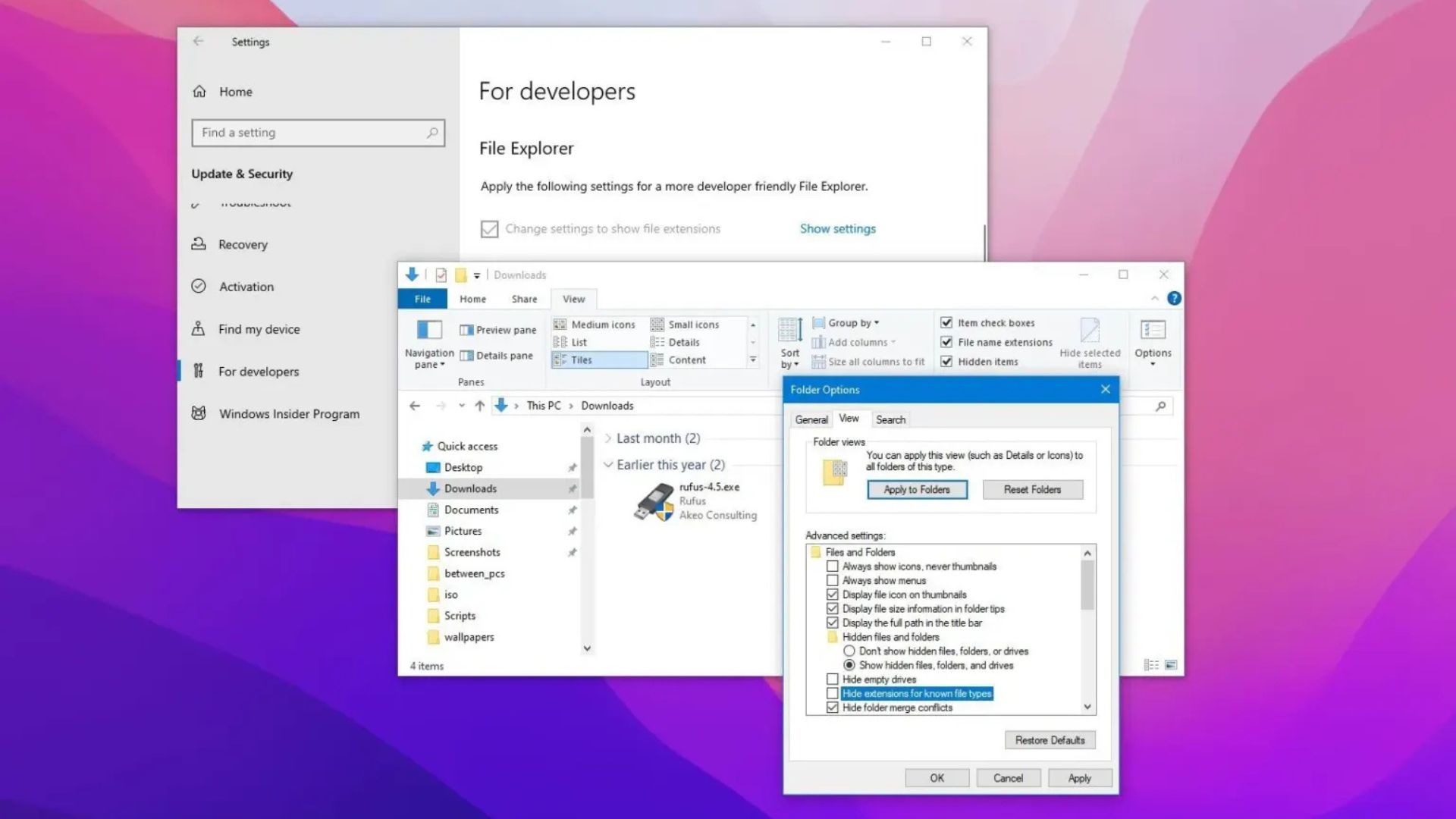 cach hien thi phan mo rong tep tren Windows 101 1