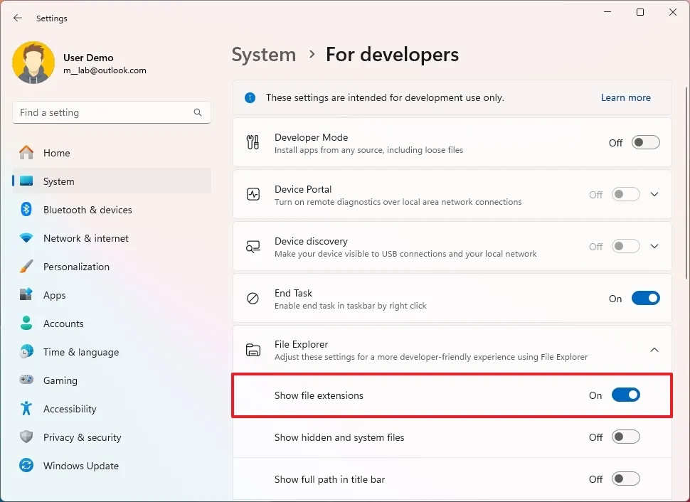 cach hien thi phan mo rong tep tren Windows 113