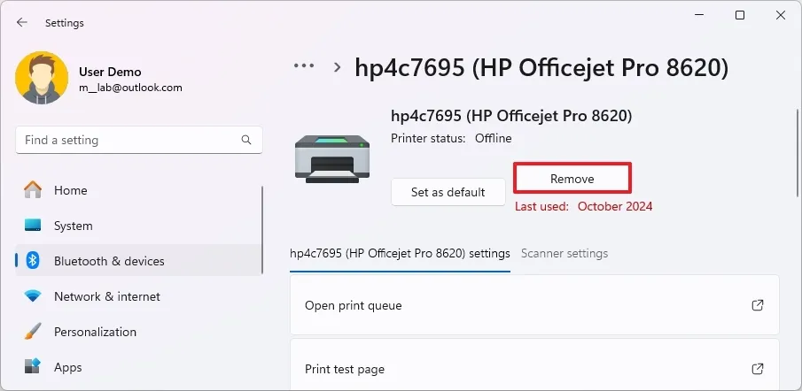 Hướng dẫn cách khắc phục máy in không hoạt động trên Windows 11 35 cach khac phuc may in khong hoat dong tren Windows 1110