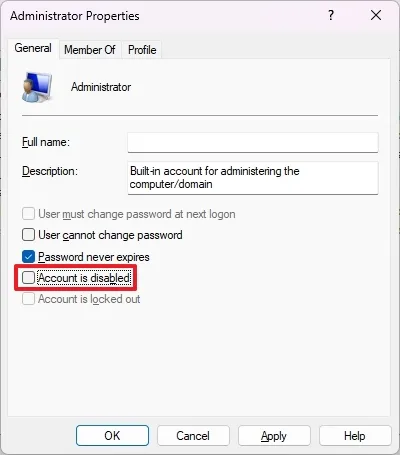 cach kich hoat tai khoan Administrator tren Windows 113