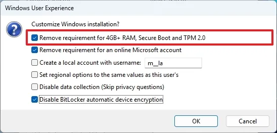 cach nang cap PC Windows 10 khong co TPM hoac Secure Boot len Windows 115