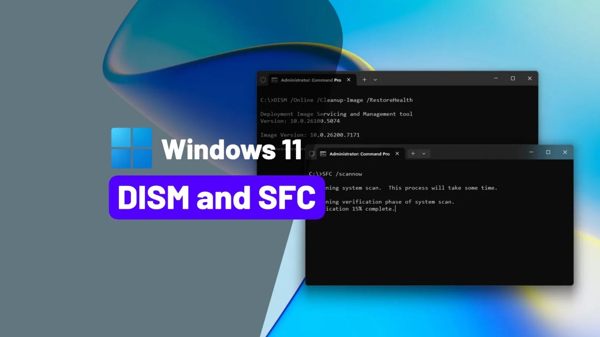 Hướng dẫn cách sử dụng DISM và SFC để khắc phục sự cố trên Windows 11 1 cach su dung DISM va SFC de khac phuc su co tren Windows 111