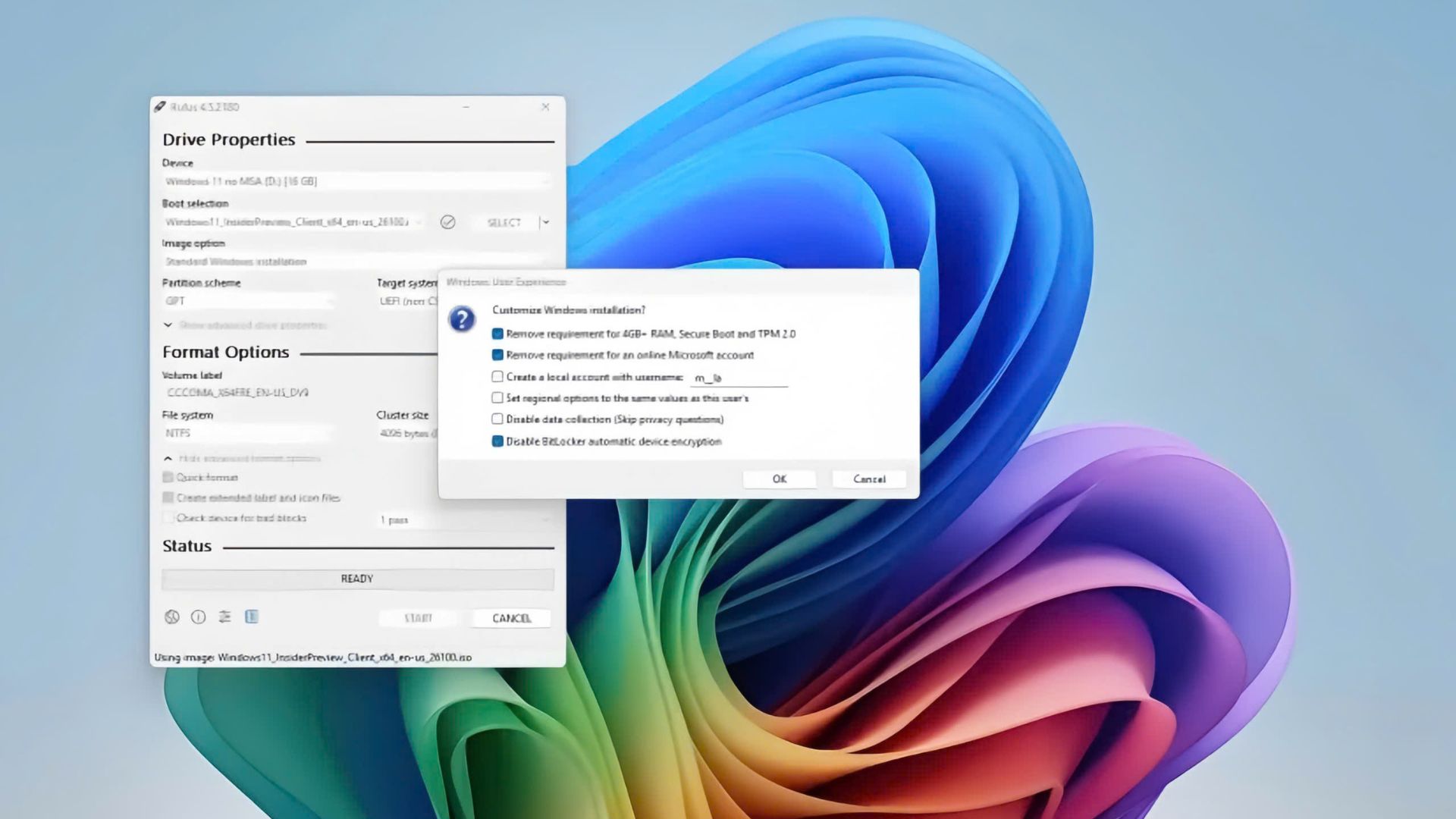 cach tao USB Windows 11 24H2 cho may tinh khong duoc ho tro bang Rufus va Ventoy1