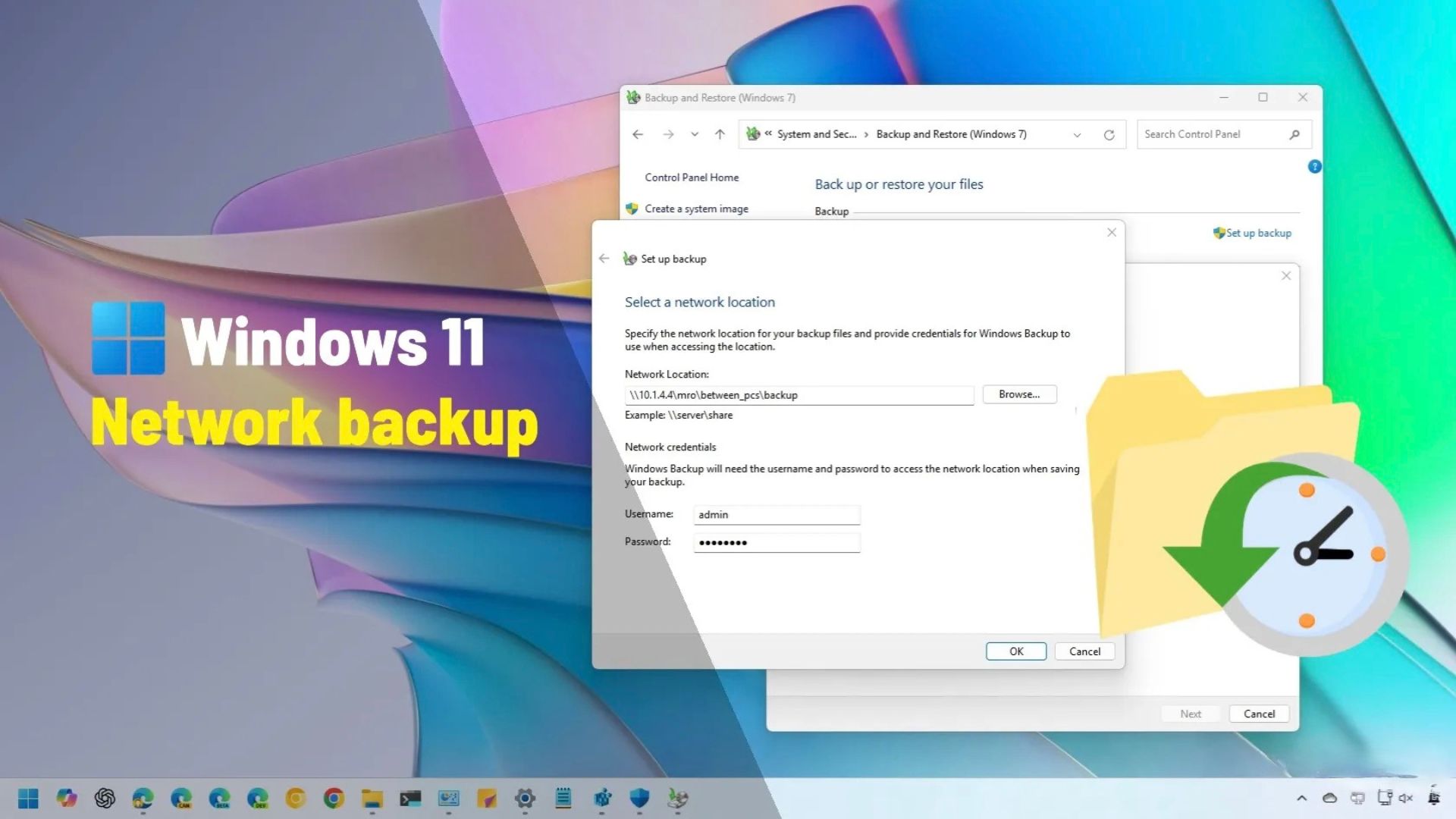 Hướng dẫn cách tạo bản sao lưu đầy đủ vào ổ cứng mạng trên Windows 11, 10 1 cach tao ban sao luu day du vao o cung mang tren Windows 11 101