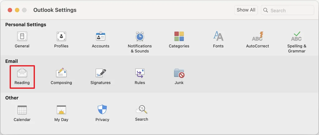 cach tat hop thu den tap trung tren moi phien ban Outlook3