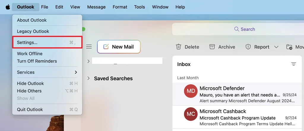 cach tat hop thu den tap trung tren moi phien ban Outlook4