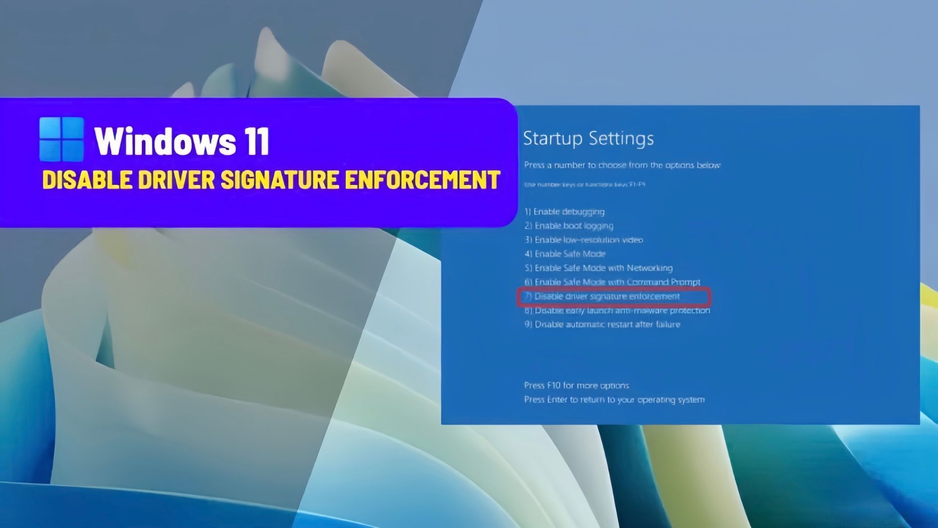 Hướng dẫn cách tắt tính năng thực thi chữ ký trình điều khiển trên Windows 11 1 cach tat tinh nang thuc thi chu ky trinh dieu khien tren Windows 111