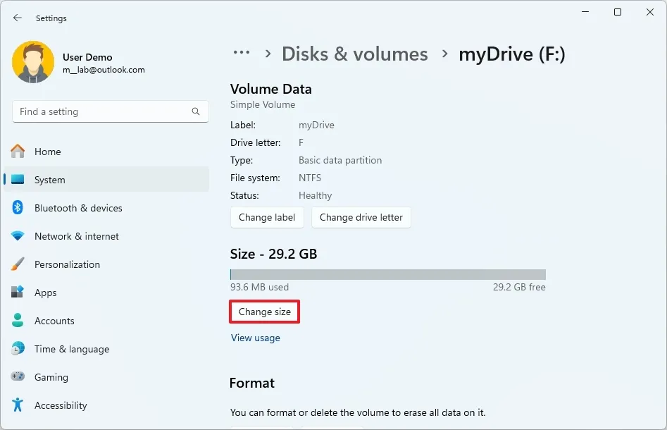 Hướng dẫn cách thay đổi kích thước phân vùng trên Windows 11 16 cach thay doi kich thuoc phan vung tren Windows 1111