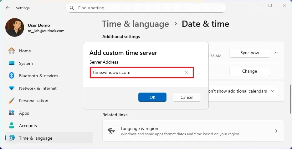 Hướng dẫn cách thay đổi máy chủ thời gian trên Windows 11 10 cach thay doi may chu thoi gian tren Windows 117