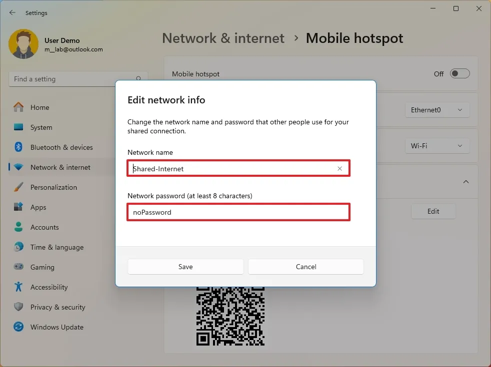 Hướng dẫn cách thiết lập điểm phát sóng di động để chia sẻ internet trên Windows 11 12 cach thiet lap diem phat song di dong de chia se internet tren Windows 117