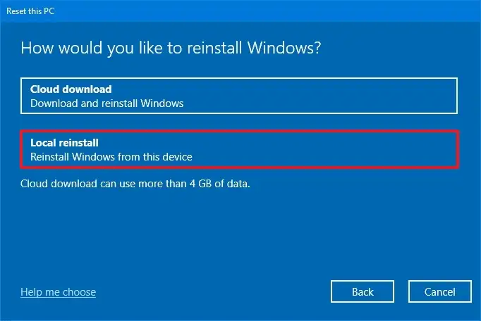 cach thiet lap lai Windows 10 bang cach xoa moi thu7
