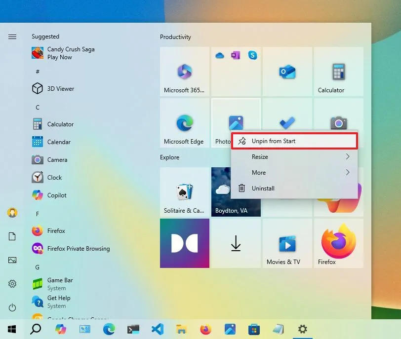 Hướng dẫn cách tùy chỉnh hoàn toàn menu Start trên Windows 10 20 cach tuy chinh hoan toan menu Start tren Windows 1017
