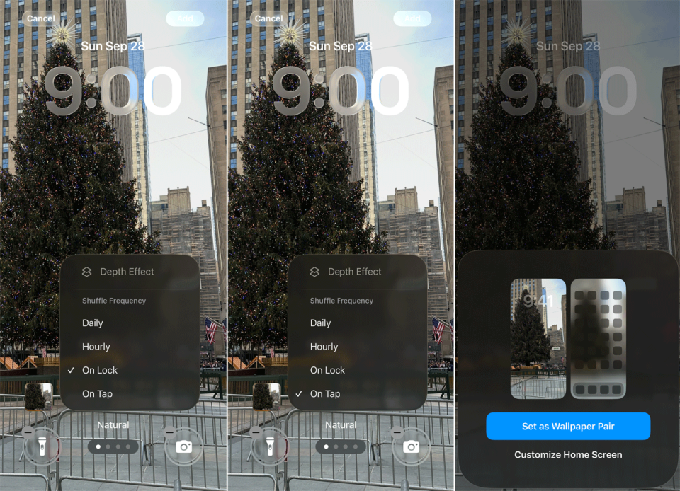 chinh man hinh khoa va them widget 11