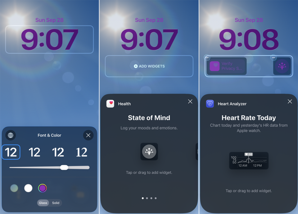 chinh man hinh khoa va them widget 13