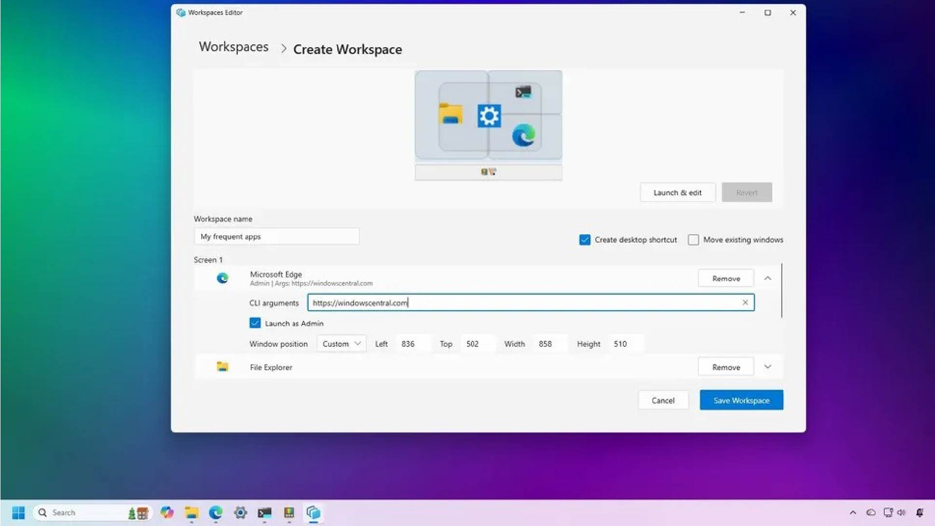 Cách tự động hóa bố cục màn hình nền của bạn bằng PowerToys Workspaces trên Windows 1 1 ezgif 54cf6c9343f84a55 01