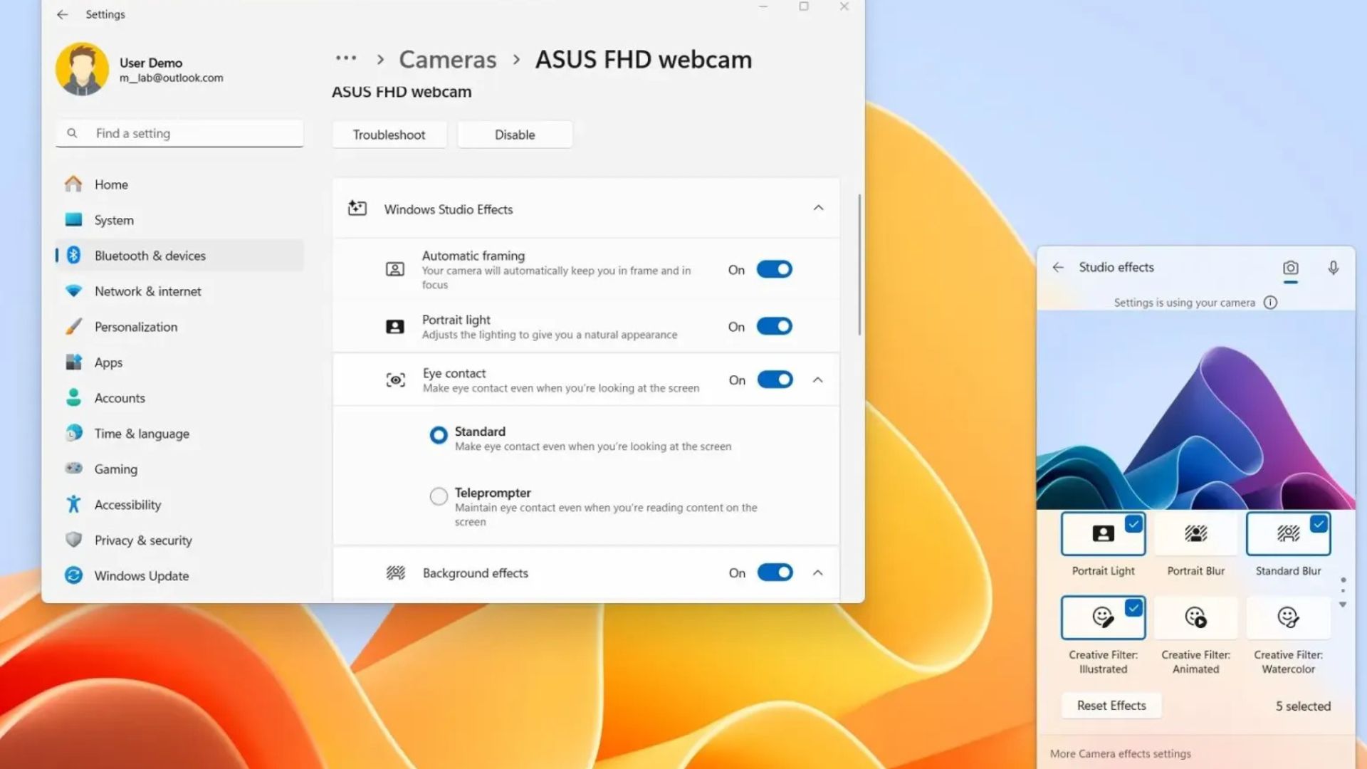 Hướng dẫn cách kích hoạt và sử dụng Studio Effects trên Windows 11 1 kich hoat va su dung Studio Effects tren Windows 111