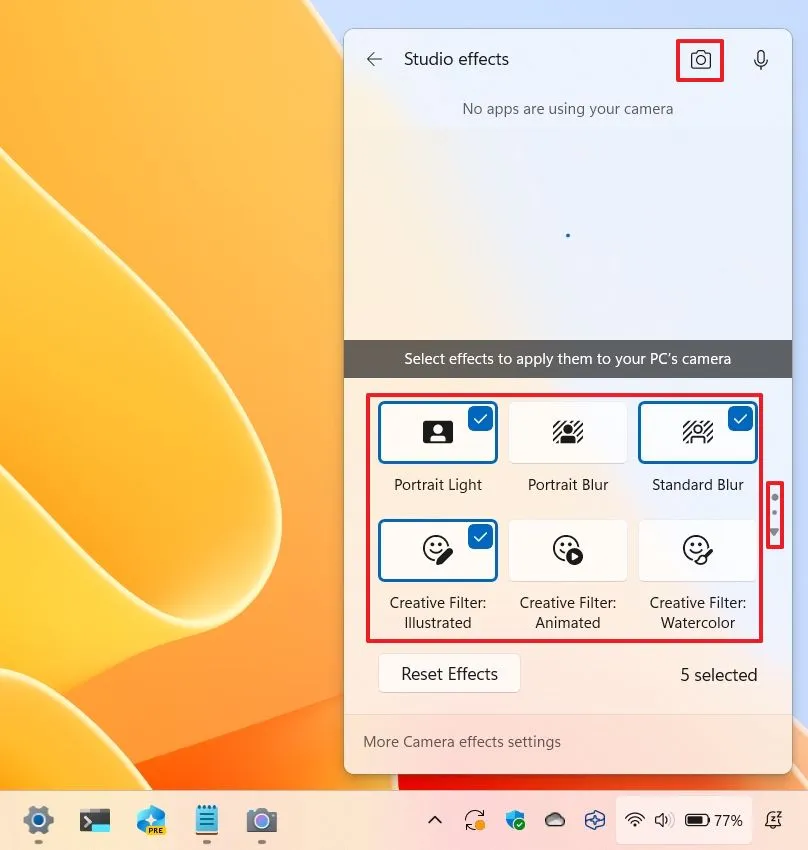 Hướng dẫn cách kích hoạt và sử dụng Studio Effects trên Windows 11 16 kich hoat va su dung Studio Effects tren Windows 113