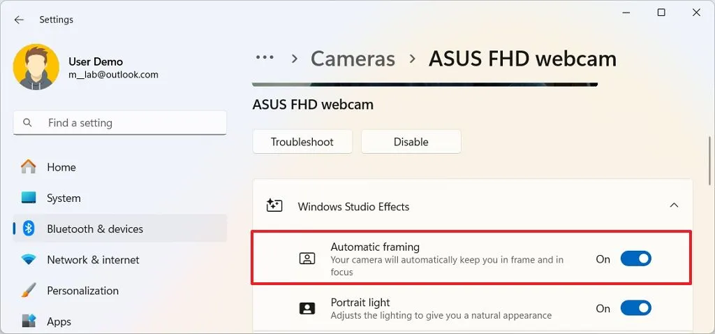 Hướng dẫn cách kích hoạt và sử dụng Studio Effects trên Windows 11 10 kich hoat va su dung Studio Effects tren Windows 119