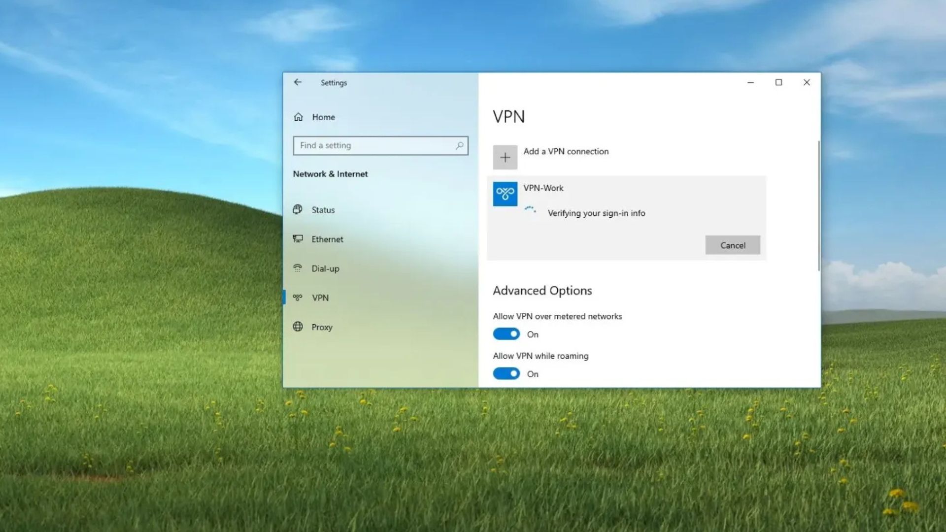 thiet lap ket noi VPN tren Windows 101