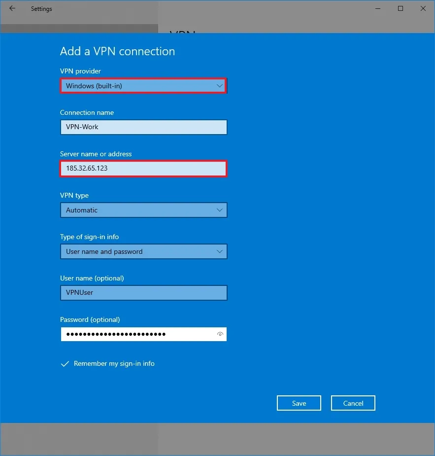thiet lap ket noi VPN tren Windows 106