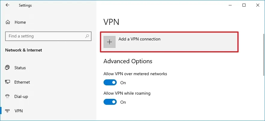 thiet lap ket noi VPN tren Windows 107