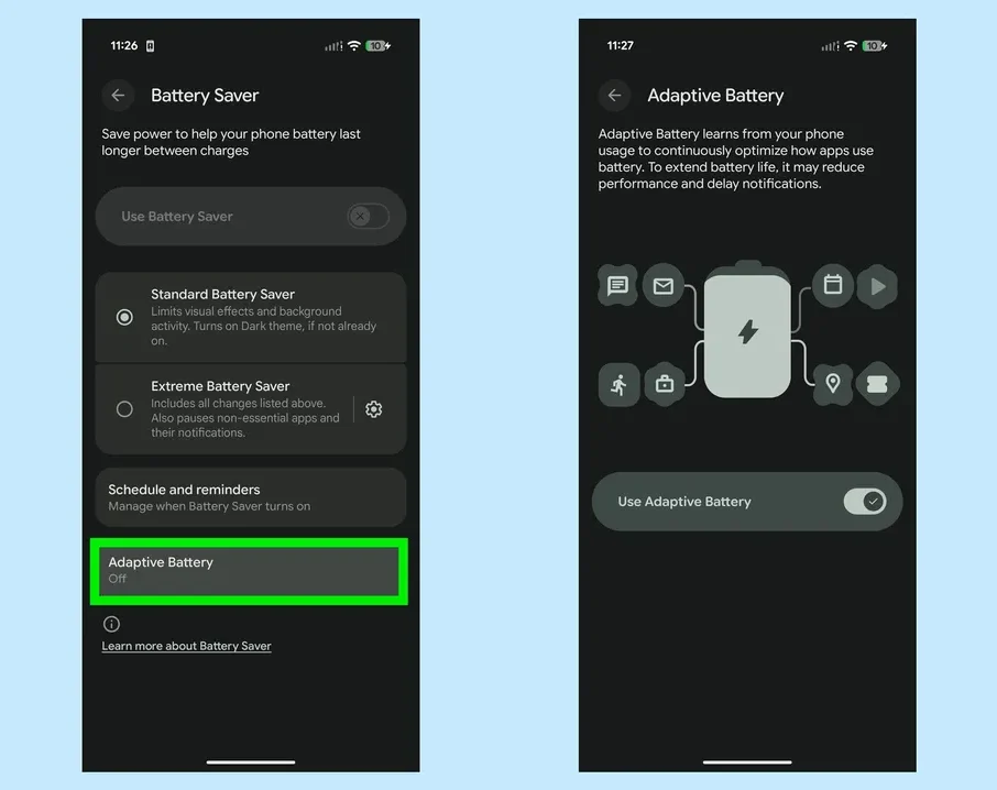 5 cài đặt giúp điện thoại Android tăng thời lượng pin thấy rõ 10 5 cai dat giup dien thoai Android tang thoi luong pin thay ro 2 e1765442367755
