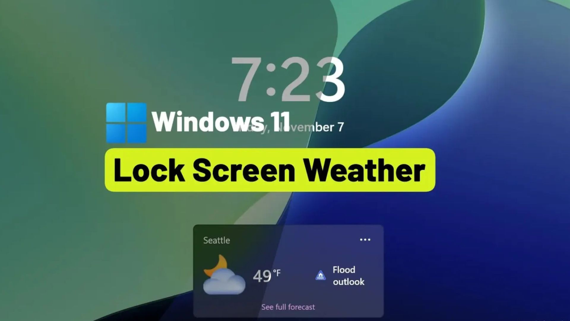 Hướng dẫn cách chỉ hiển thị thời tiết trên màn hình khóa trên Windows 11 1 ANH DAI DIEN 2
