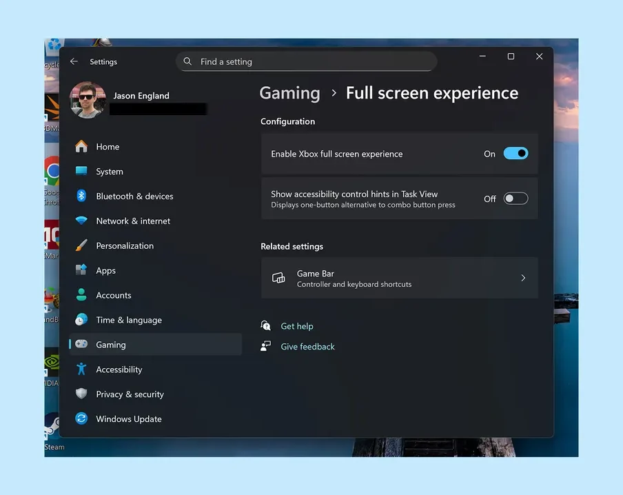 Cach bat giao dien Xbox Full Screen tren moi PC Windows 11 7 e1764816466292