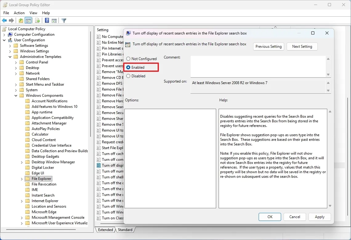Cach ngung ket qua tim kiem Internet trong Windows 116.jpg