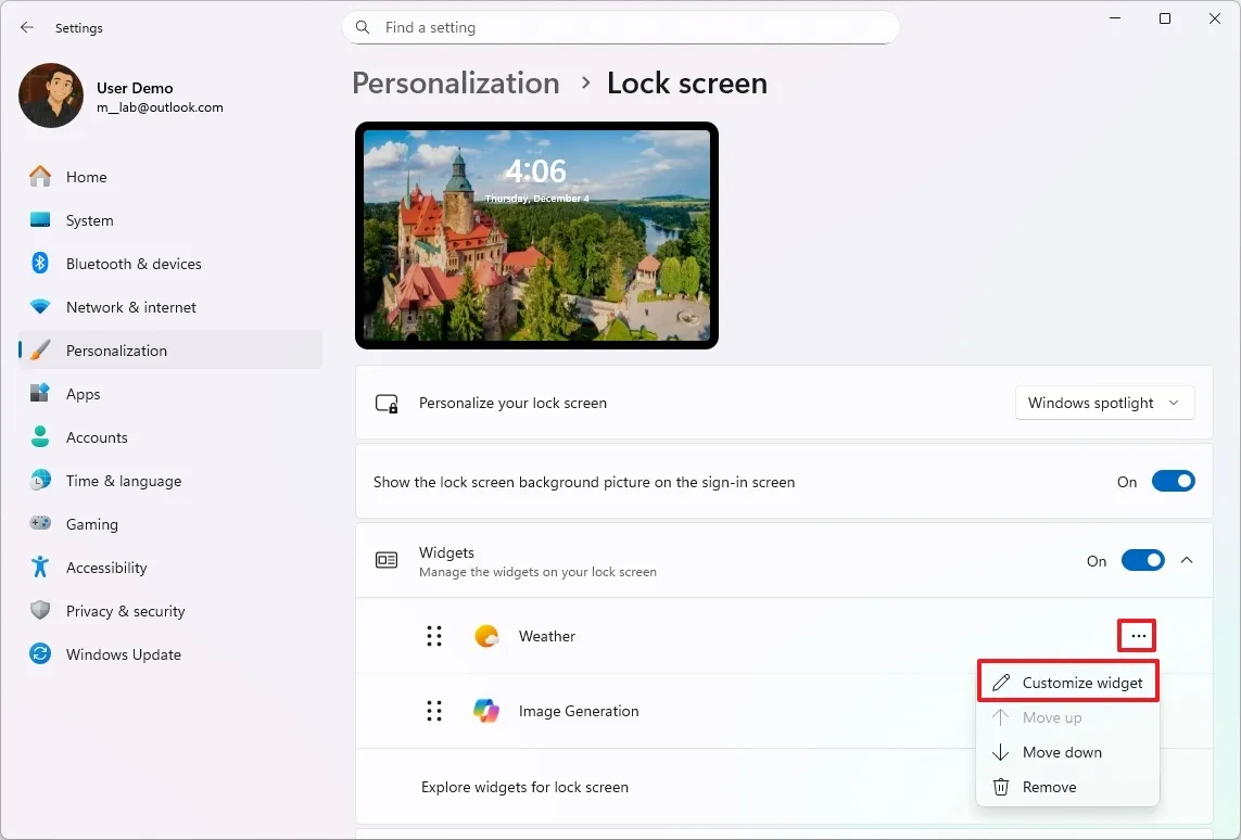 Cách quản lý tiện ích trên màn hình khóa Windows 11 — Tùy chỉnh PC của bạn ngay cả trước khi đăng nhập 13 Cach quan ly tien ich tren man hinh khoa Windows 11.6.jpg